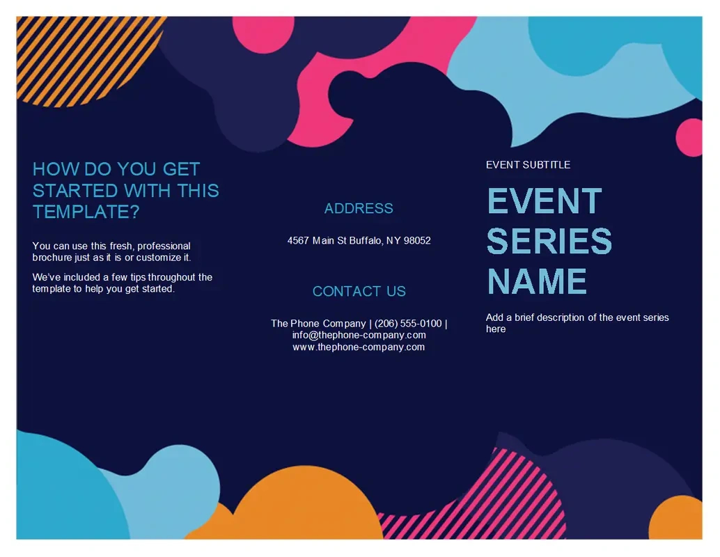 Free Brochure Templates | Microsoft Create inside Free Printable Brochure Templates