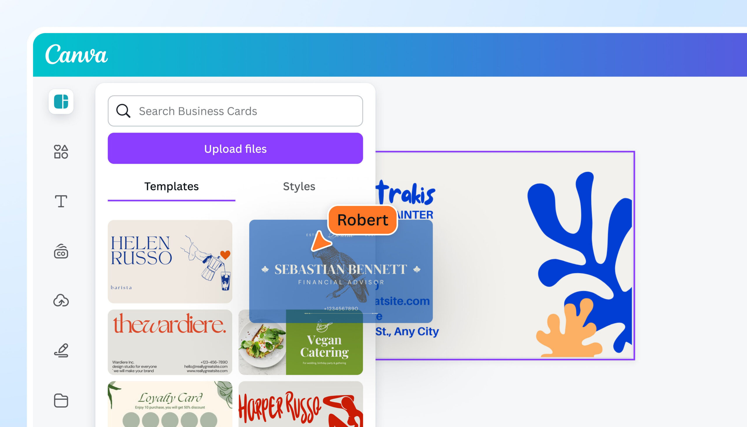 Free Business Card Maker - Design Business Cards Online regarding Online Business Card Maker Free Printable