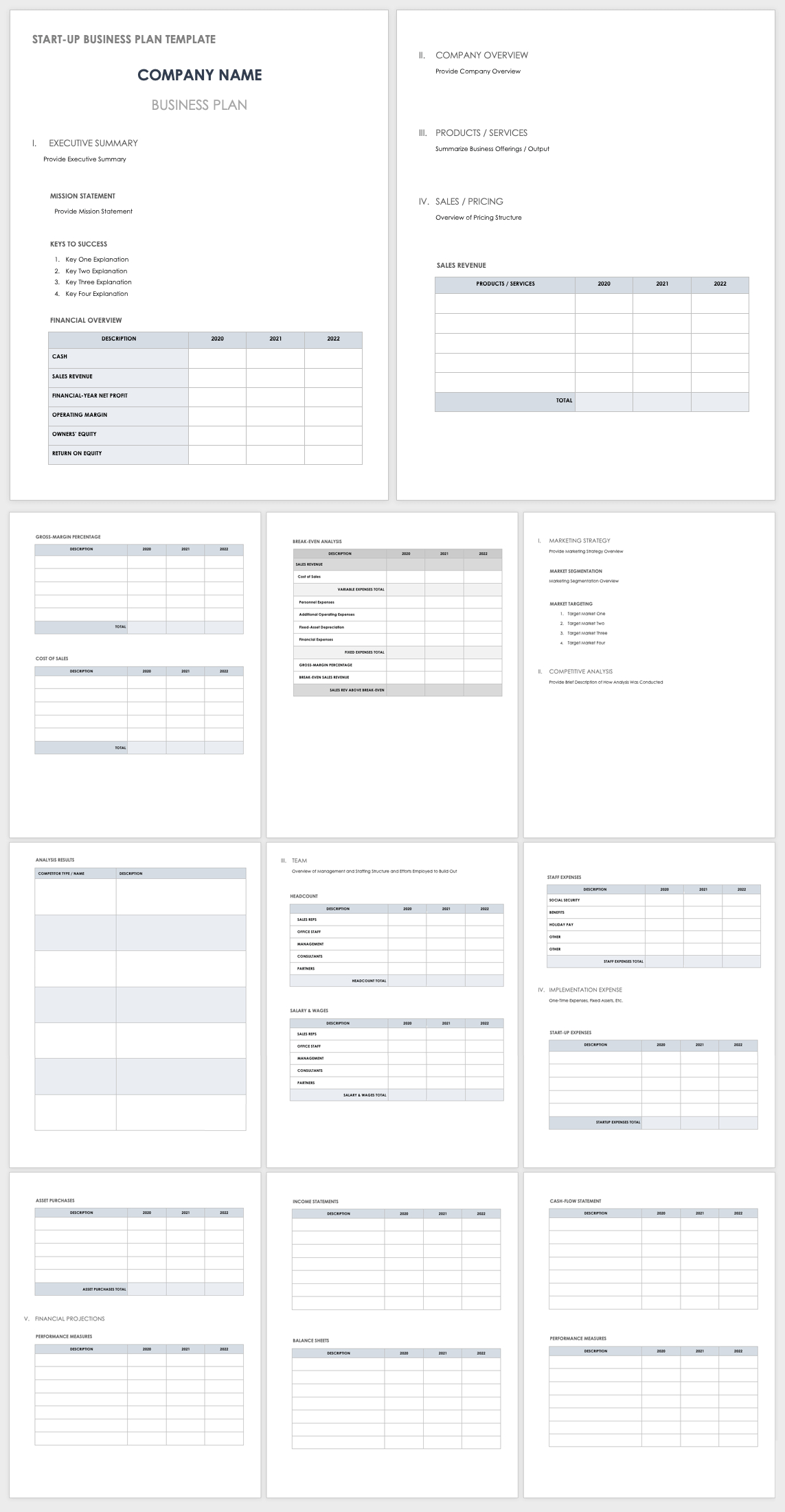 Free Business Templates | Smartsheet within Free Printable Business Templates
