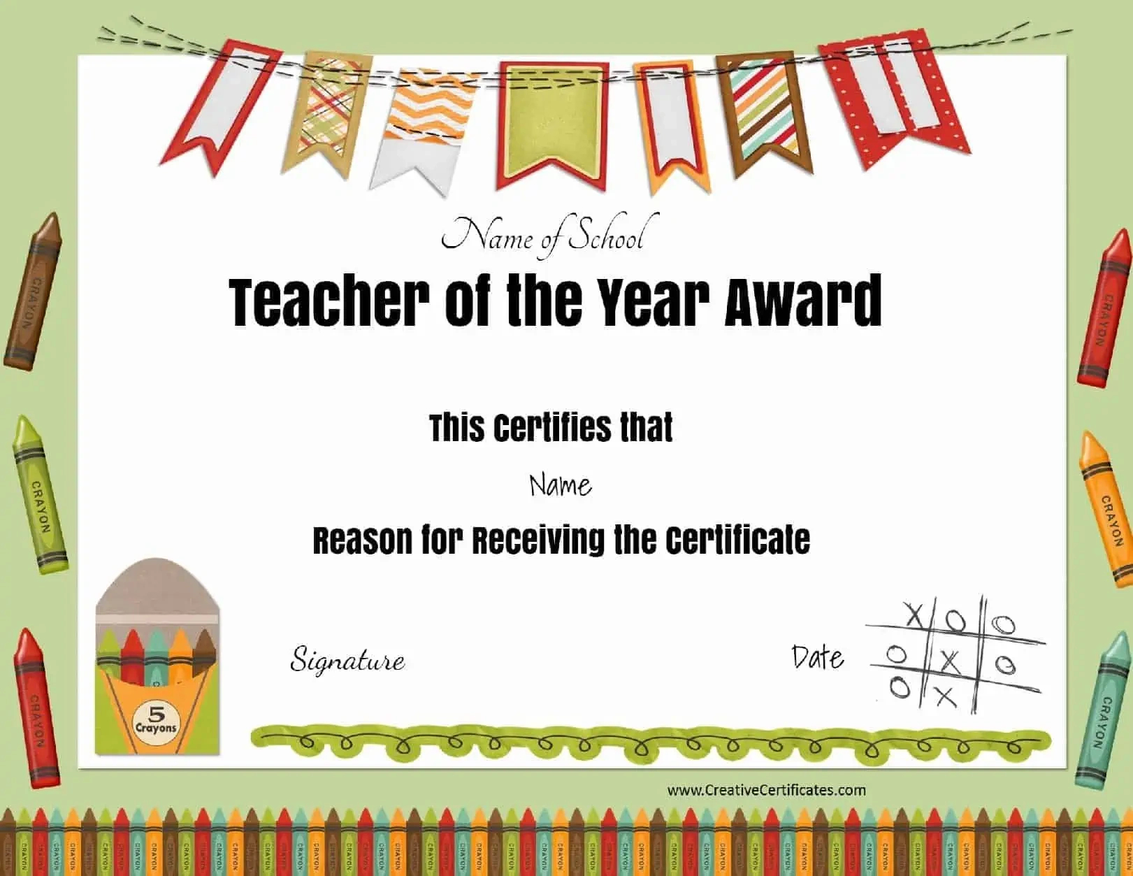 Free Certificate Of Appreciation For Teachers | Customize Online throughout Free Printable Certificates For Teachers