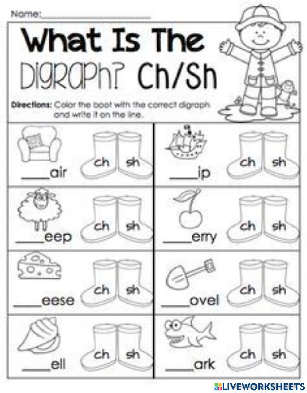 Free Ch Digraph Printable Activities &Amp; Worksheets - In My regarding Free Printable Ch Digraph Worksheets