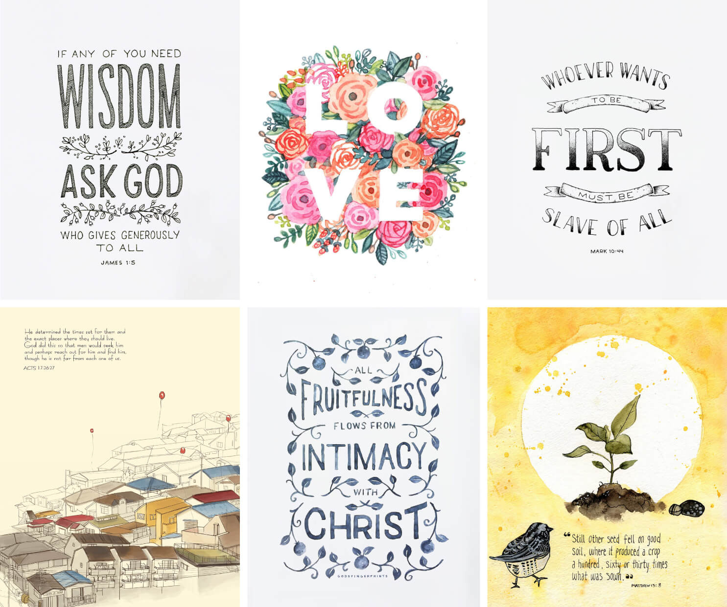Free Christian Wall Art (12 Printables) - Gods Fingerprints within Free Printable Christian Art
