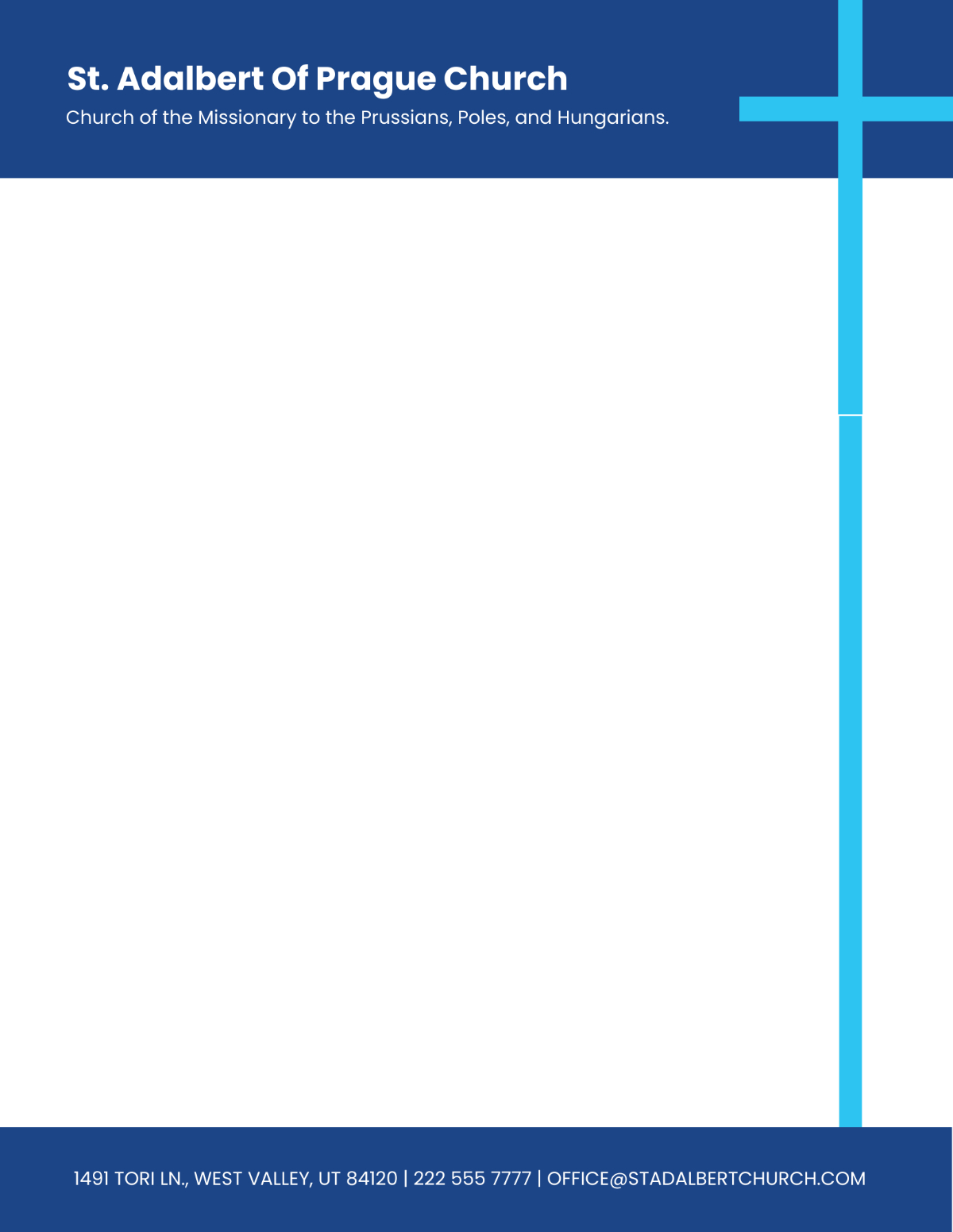 Free Church Letterhead Templates, Editable And Printable throughout Free Printable Religious Letterhead