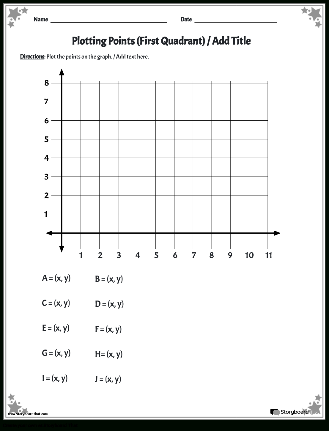 Free Coordinate Plane Worksheet: Easy Graphing - Worksheets Library regarding Free Printable Coordinate Grid Worksheets