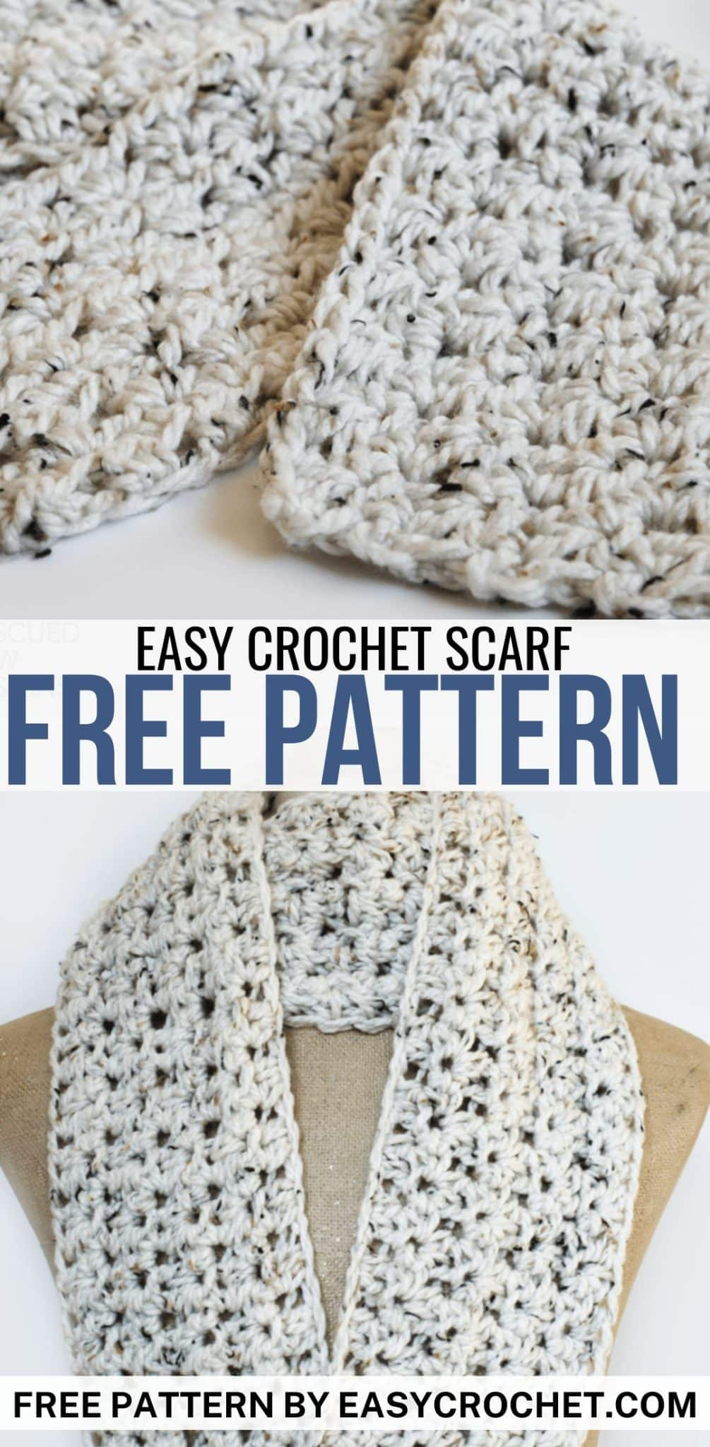 Free Crochet Scarf Pattern - Easy Crochet pertaining to Free Printable Crochet Scarf Patterns