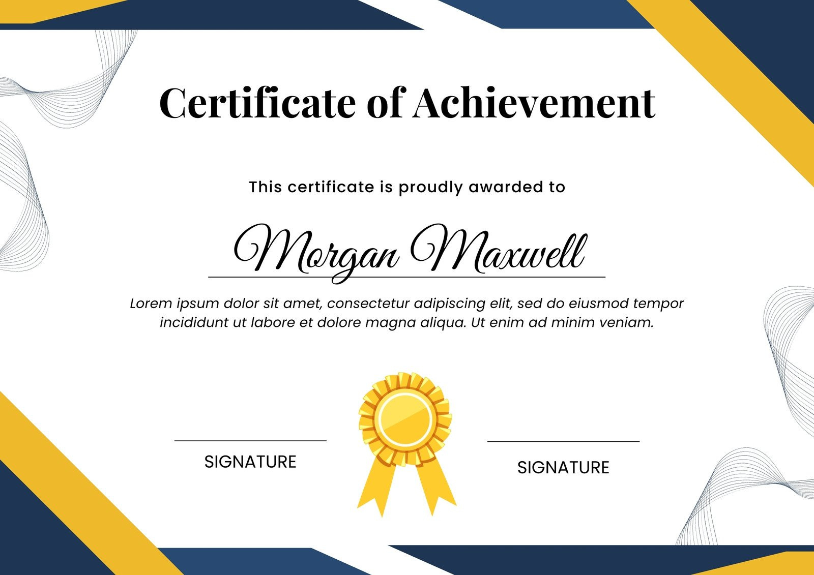 Free Custom Printable Achievement Certificate Templates | Canva with regard to Free Printable Certificates Of Accomplishment