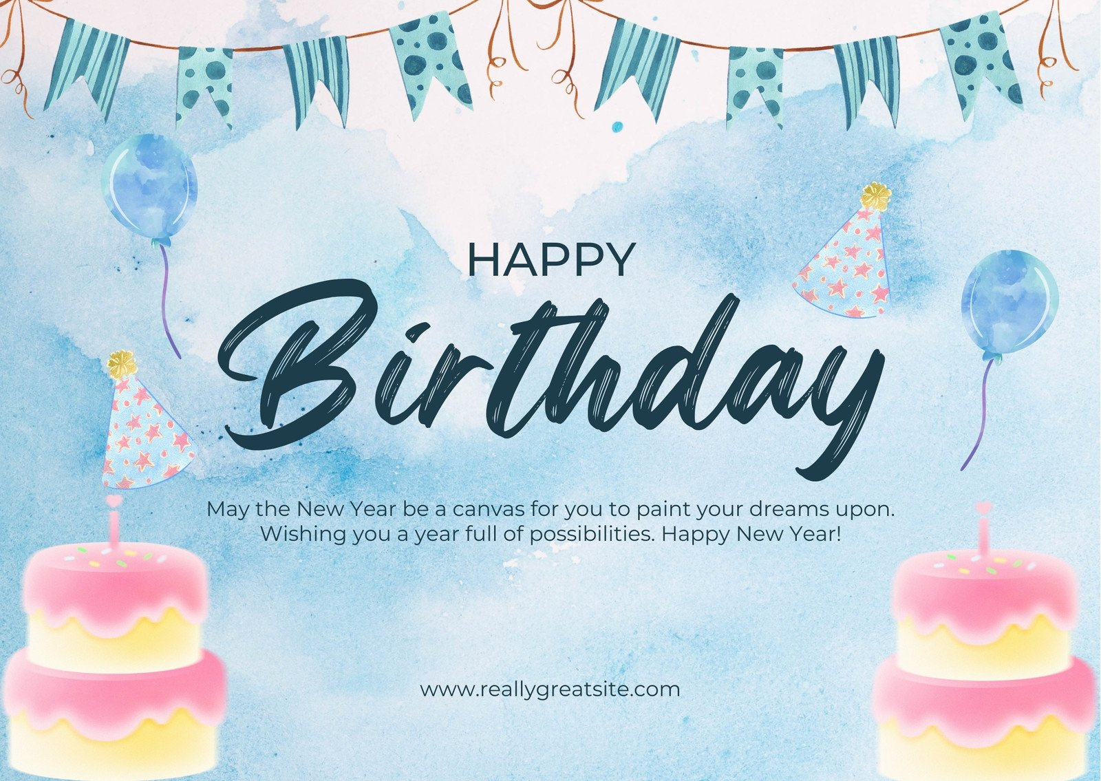 Free, Custom Printable Birthday Card Templates | Canva regarding Free Printable Personalized Birthday Cards
