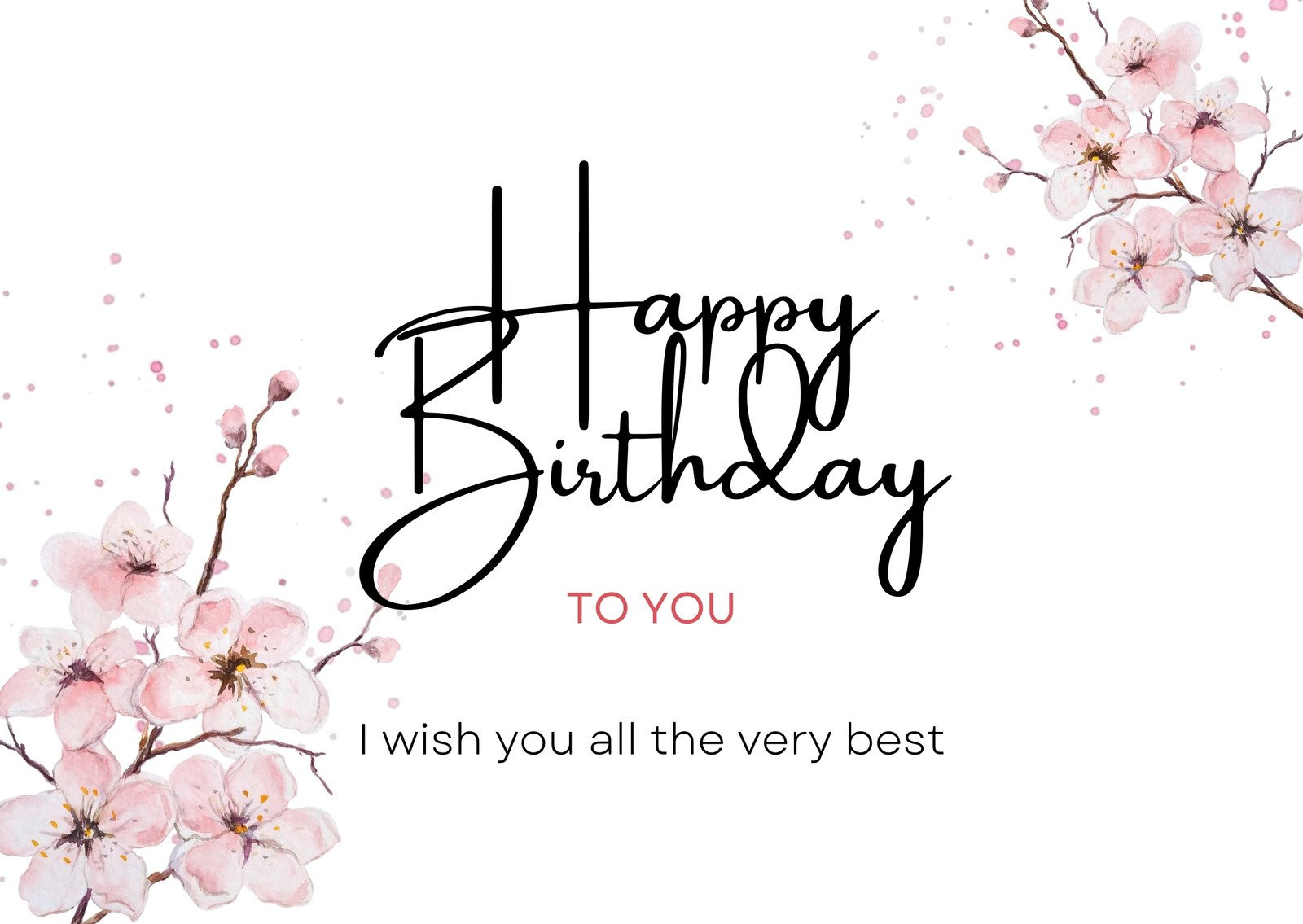 Free, Custom Printable Birthday Card Templates | Canva with Free Printable Personalized Birthday Cards