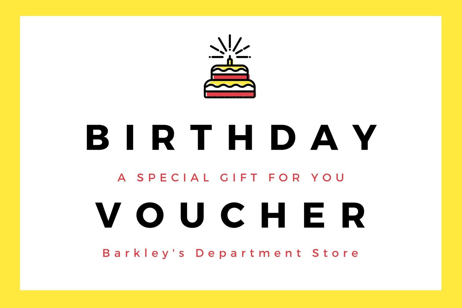 Free, Custom Printable Birthday Gift Certificate Templates | Canva in Free Printable Blank Birthday Coupons