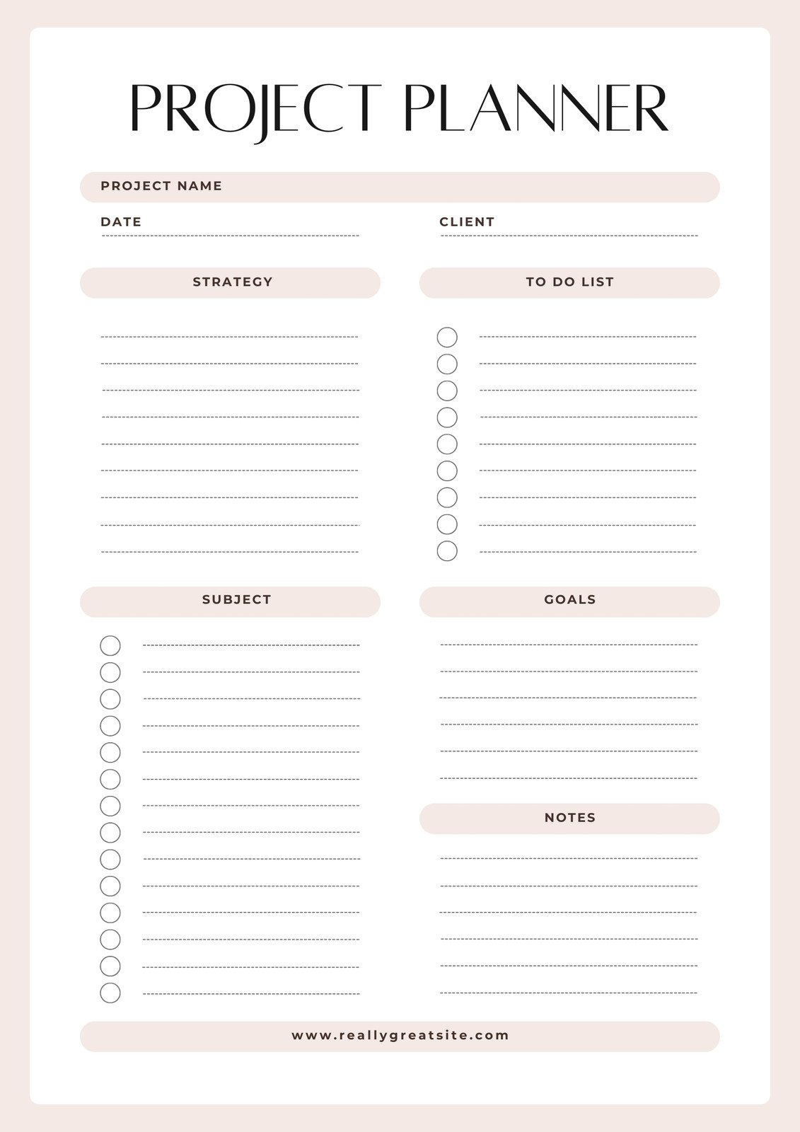 Free Custom Printable Business Planner Templates | Canva regarding Free Printable Business Templates