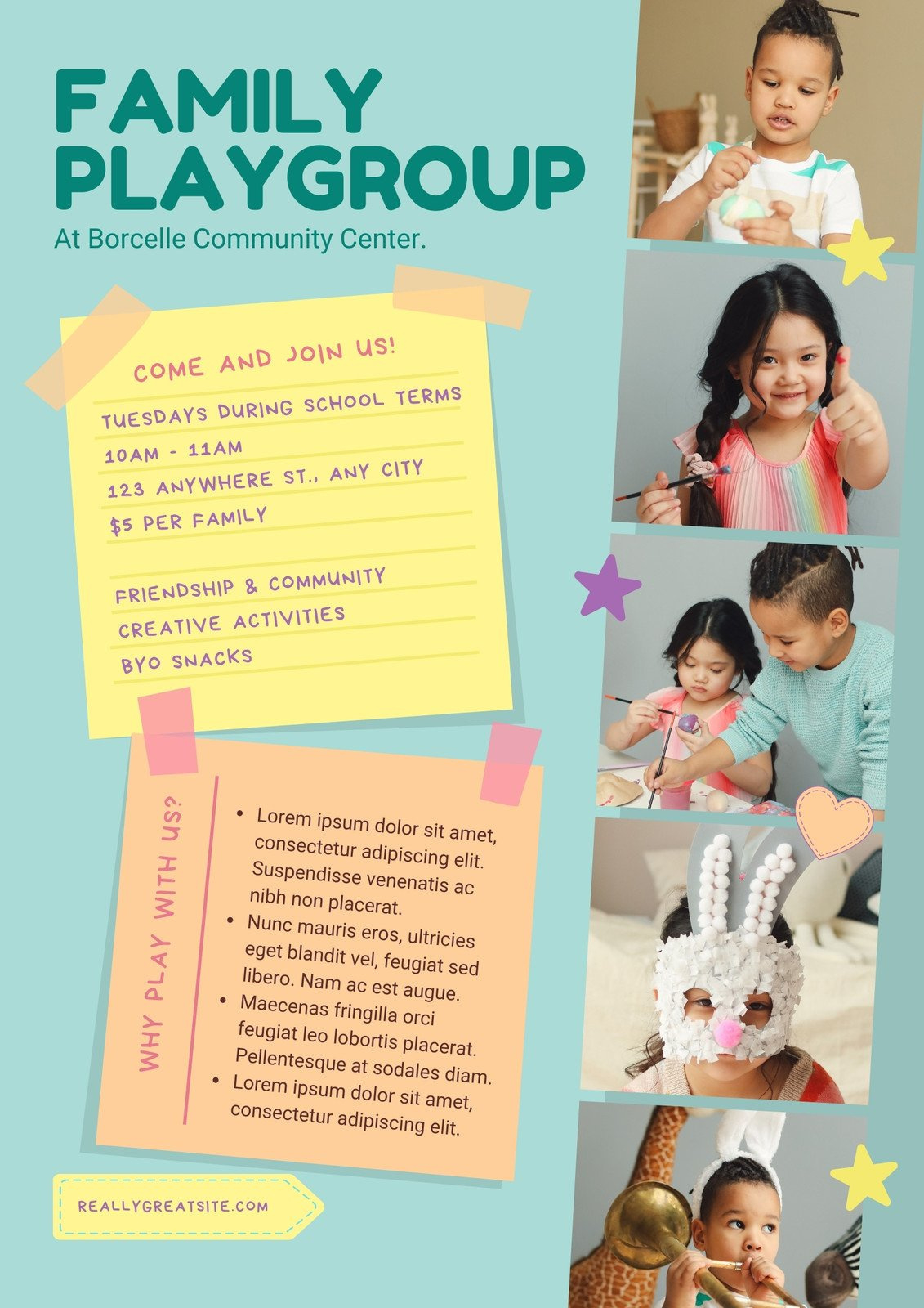 Free Custom Printable Daycare Flyer Templates | Canva pertaining to Free Printable Home Daycare Flyers