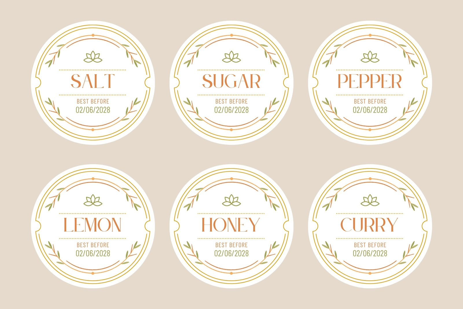 Free Custom Printable Food Label Templates | Canva throughout Free Printable Candy Buffet Labels Templates