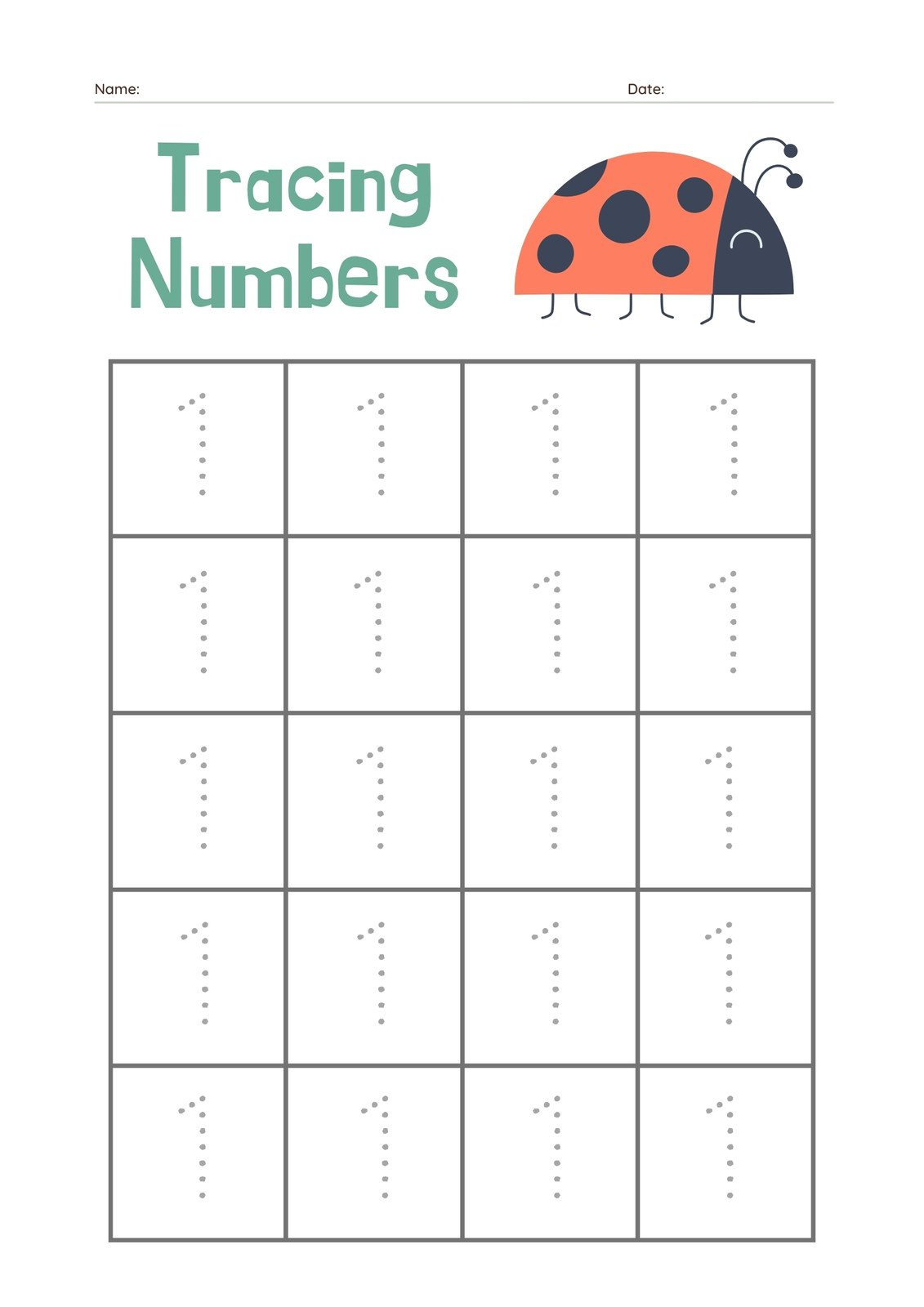 Free Custom Printable Preschool Worksheet Templates | Canva inside Free Printable Pre K Worksheets