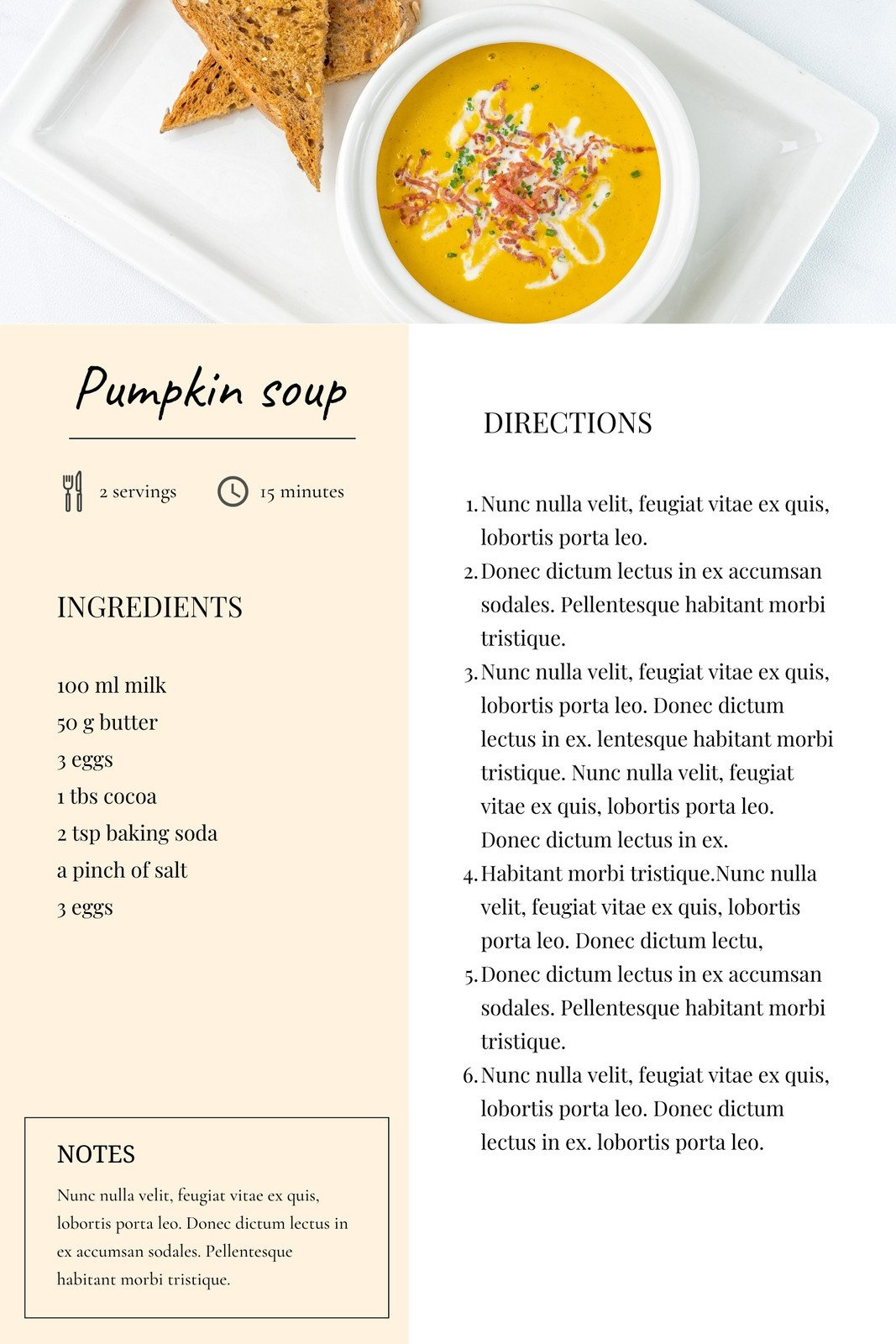 Free, Custom Printable Recipe Card Templates Online | Canva for Free Printable Recipes