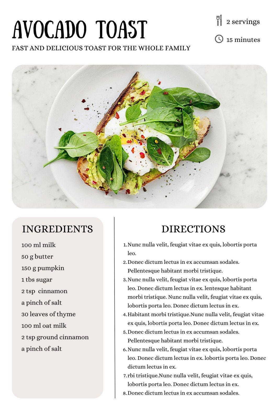 Free, Custom Printable Recipe Card Templates Online | Canva throughout Free Printable Recipes