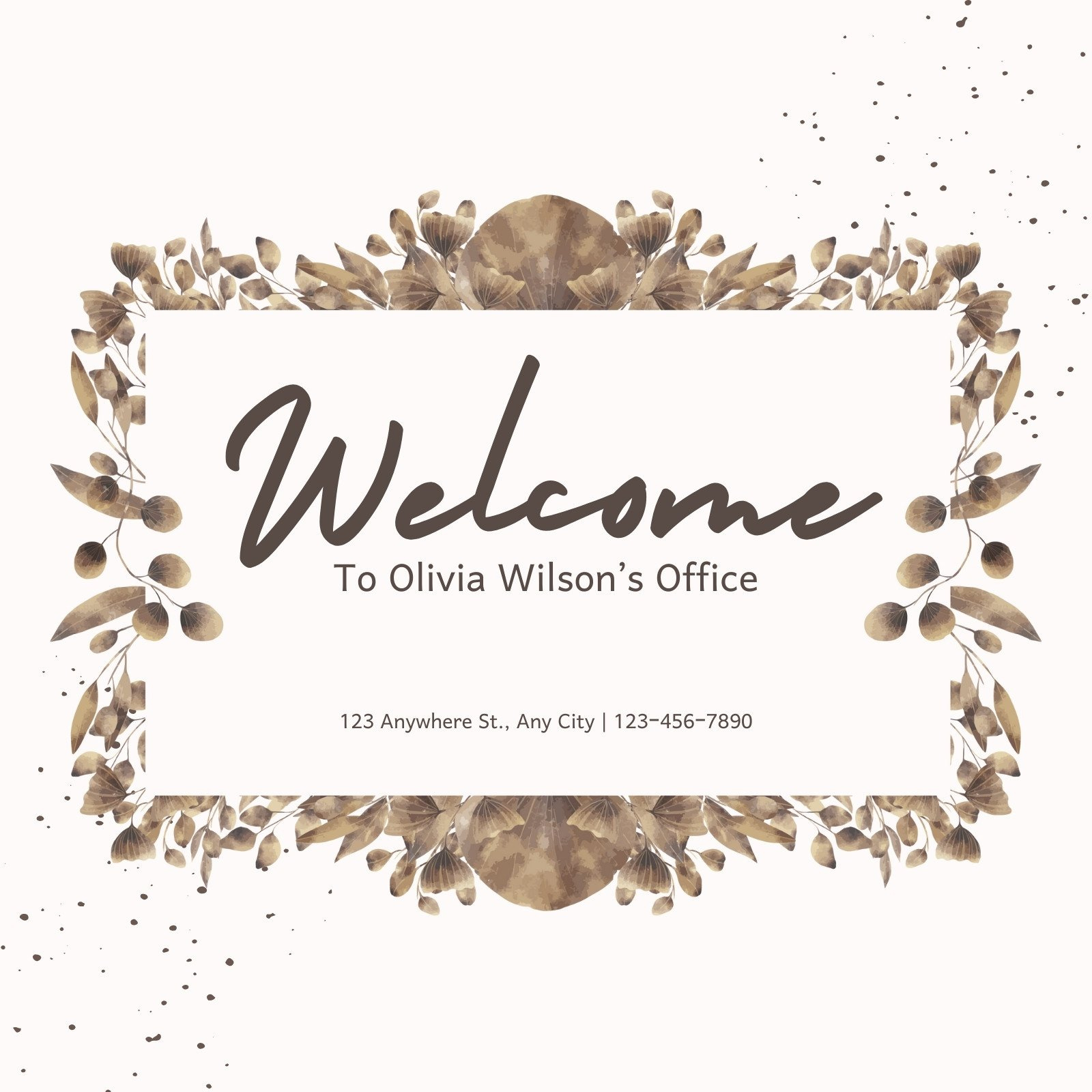 Free Custom Printable Welcome Yard Sign Templates | Canva throughout Free Printable Custom Signs