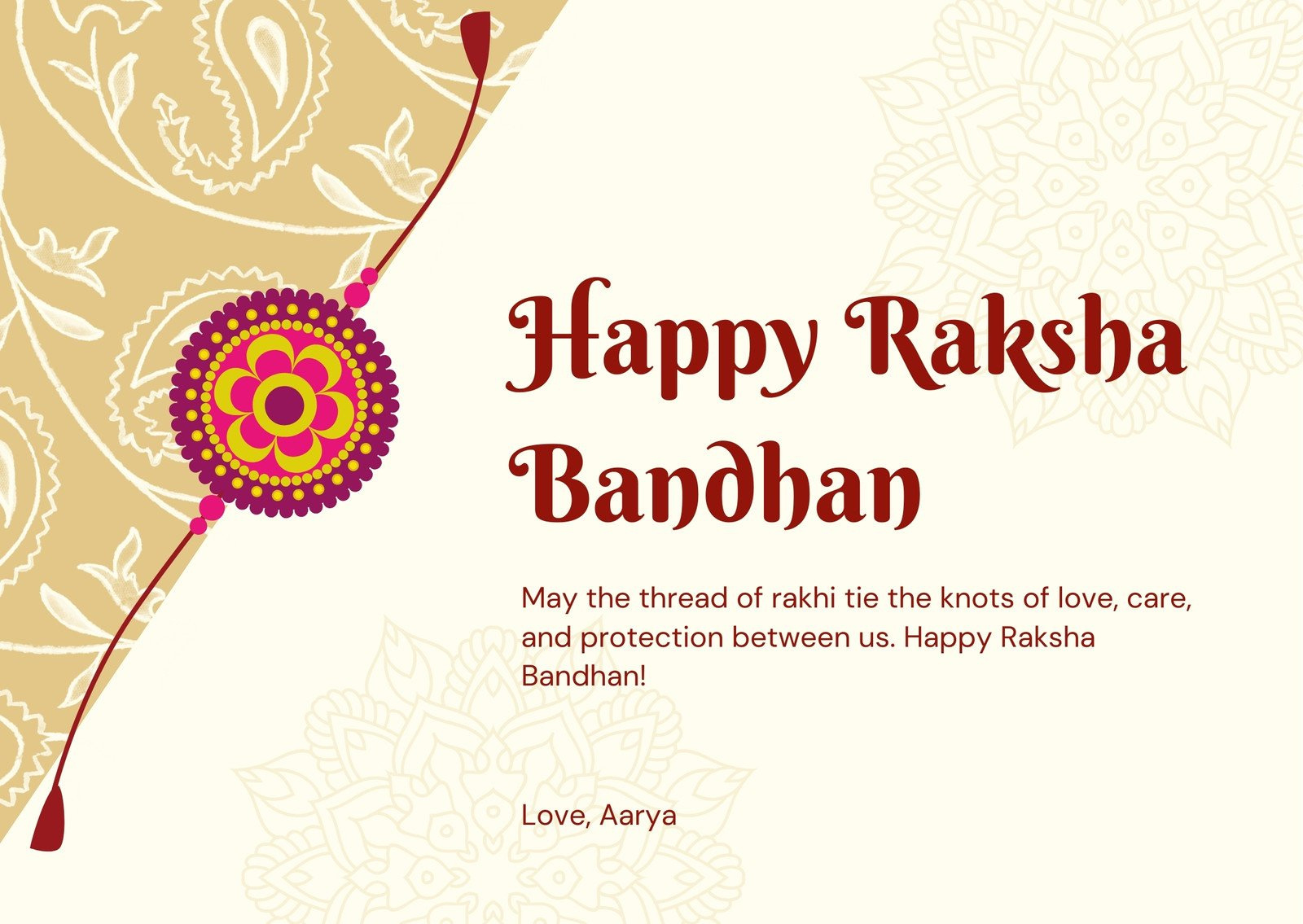 Free Customizable Rakhi Card Design Templates | Canva with regard to Free Online Printable Rakhi Cards