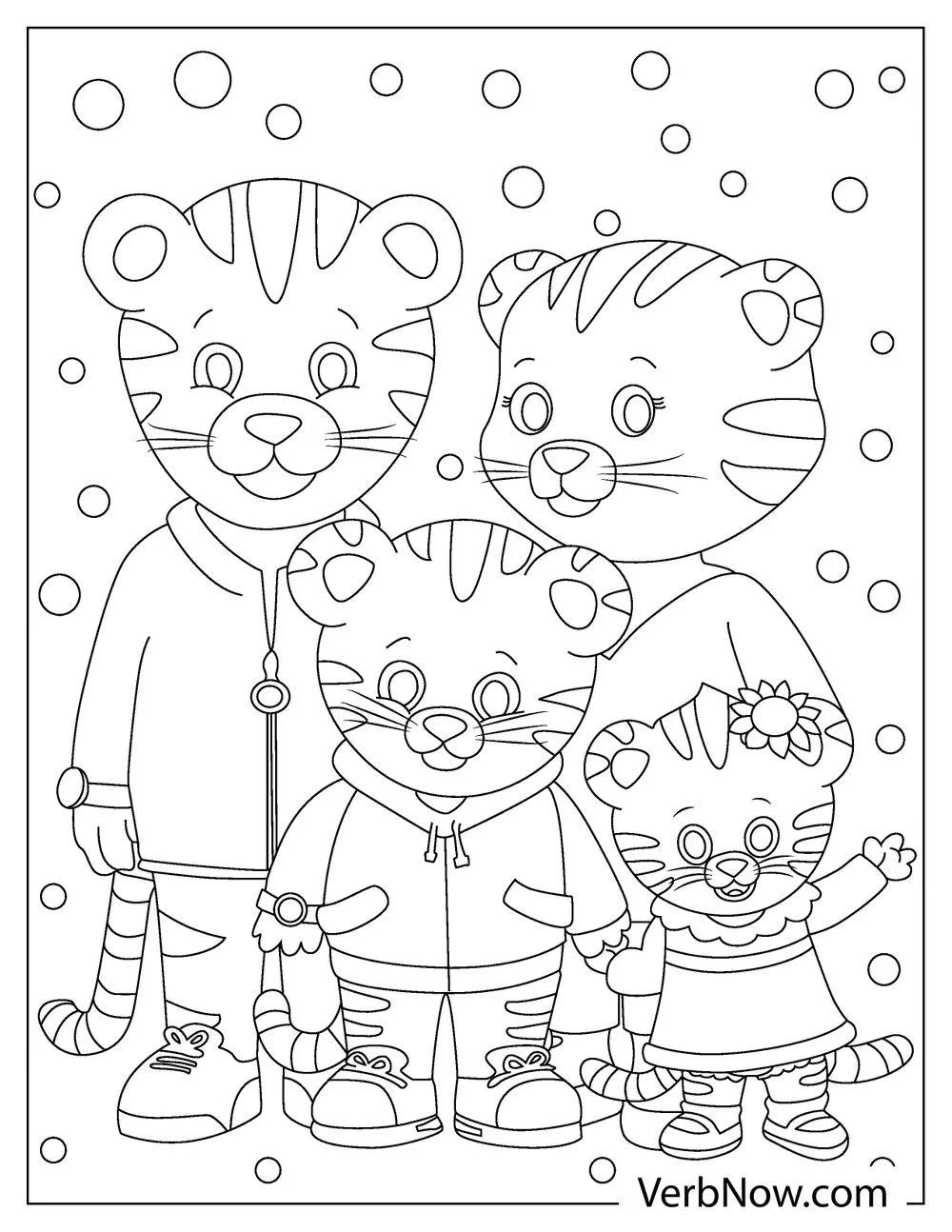 Free Daniel Tiger Coloring Pages For Download (Printable Pdf) inside Free Printable Daniel Tiger Coloring Pages