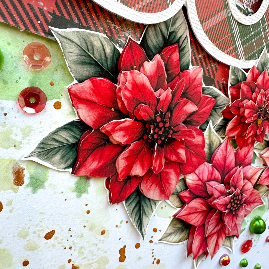Free Decoupage Poinsettia Printable - Like Love Do inside Free Printable Decoupage Flowers