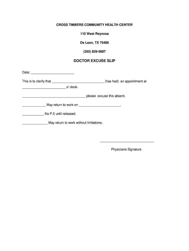 Free Doctor Excuse For Work: Fill Out & Sign Online | Dochub with regard to Free Printable Doctors Excuse For Work