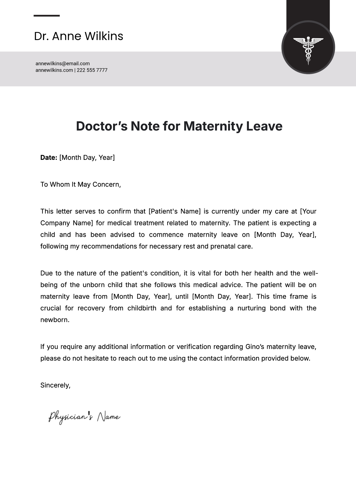 Free Doctor Note Templates To Edit Online intended for Free Printable Doctors Excuse For Work