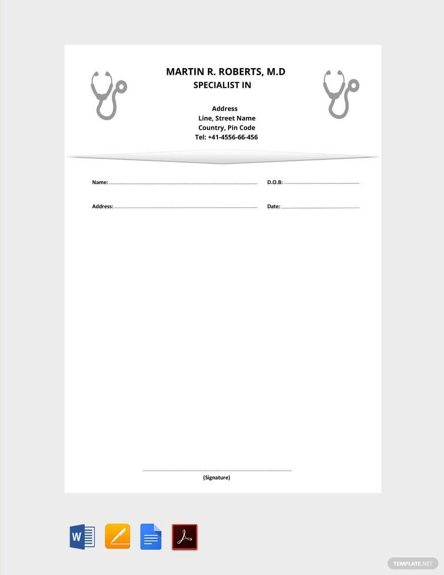 Free Doctor Prescription Templates To Edit Online pertaining to Free Printable Prescription Pad