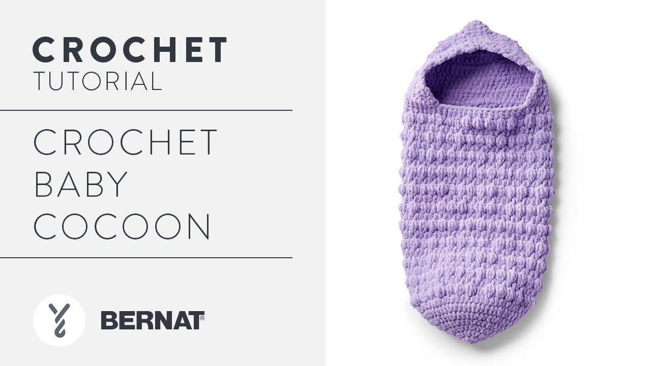 Free Easy Bernat Baby Cocoon Crochet Pattern | Yarnspirations within Free Printable Crochet Patterns For Baby Cocoons