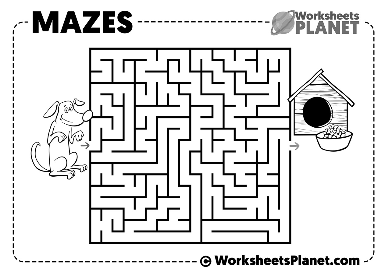 Free Easy Printable Mazes For Kids | Download The Free Pack intended for Free Printable Mazes