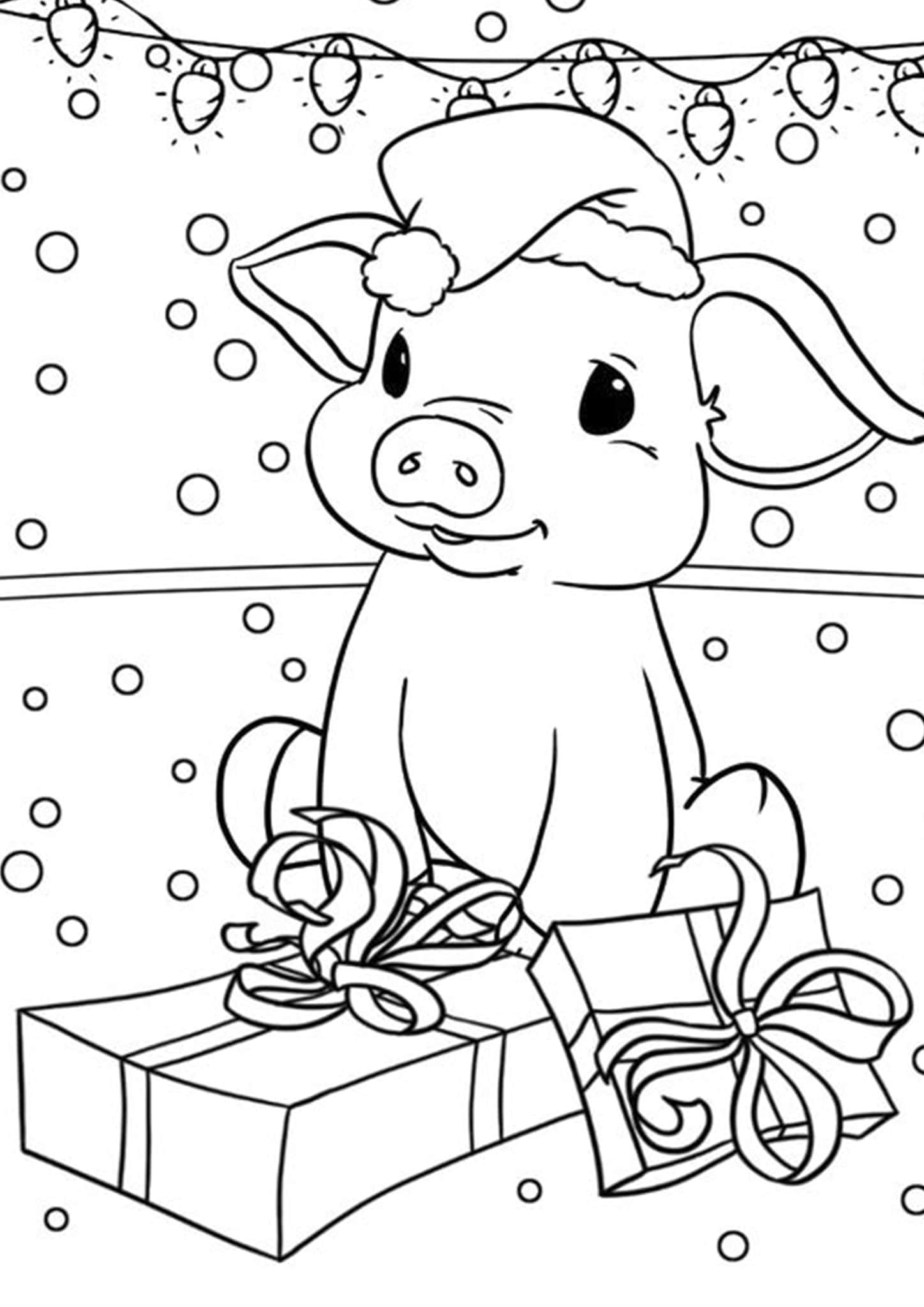 Free &amp;amp; Easy To Print Pig Coloring Pages - Tulamama regarding Pig Coloring Sheets Free Printable