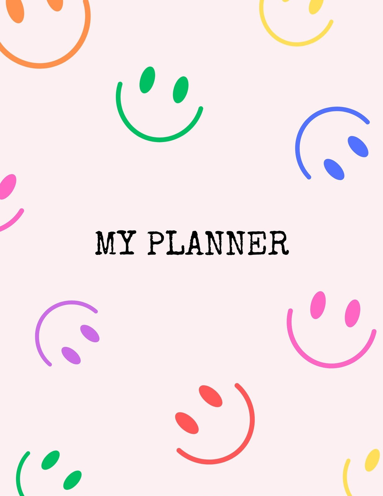 Free Editable And Printable Planner Cover Templates | Canva regarding Cute Free Printable Binder Covers