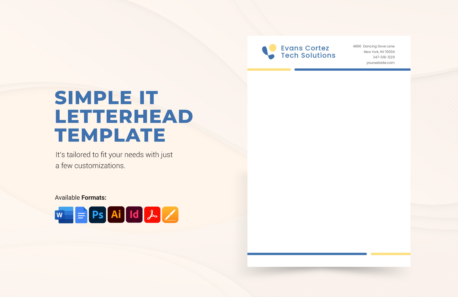 Free Editable Letterhead Templates In Word To Download regarding Free Printable Letterhead Templates