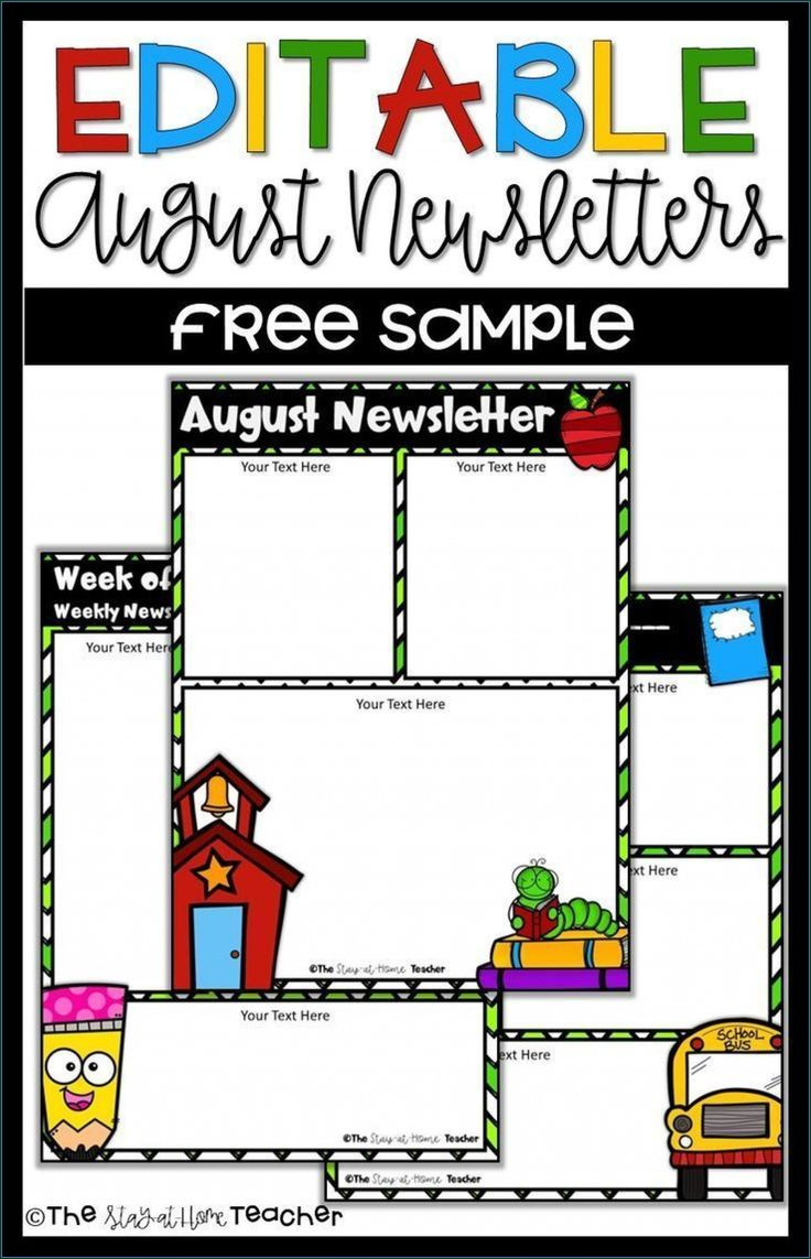Free Editable Preschool Newsletter Templates For Word Templates-1 inside Free Printable Preschool Newsletter Templates