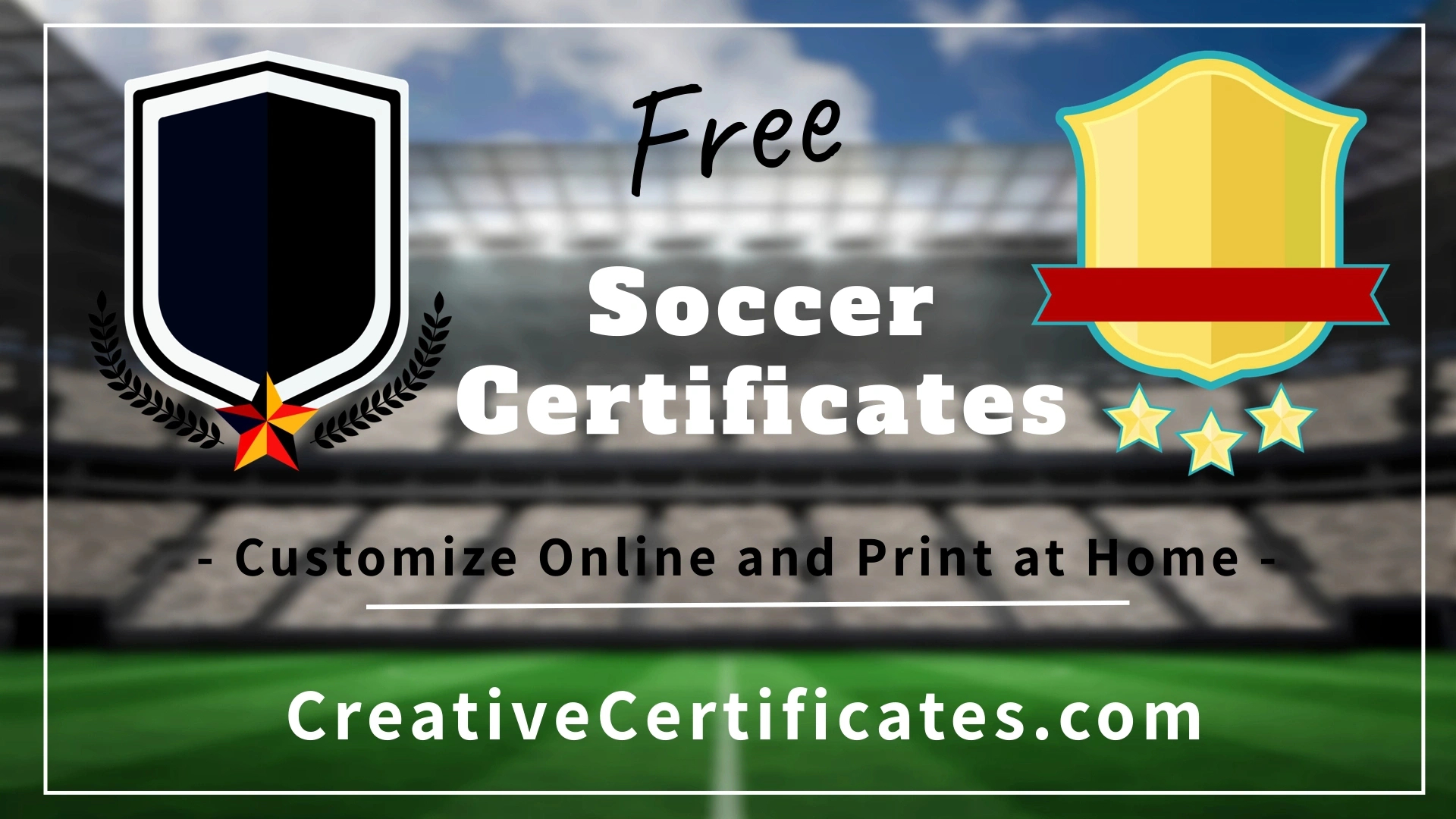 Free Editable Soccer Certificates - Customize Online inside Free Printable Soccer Certificate Templates