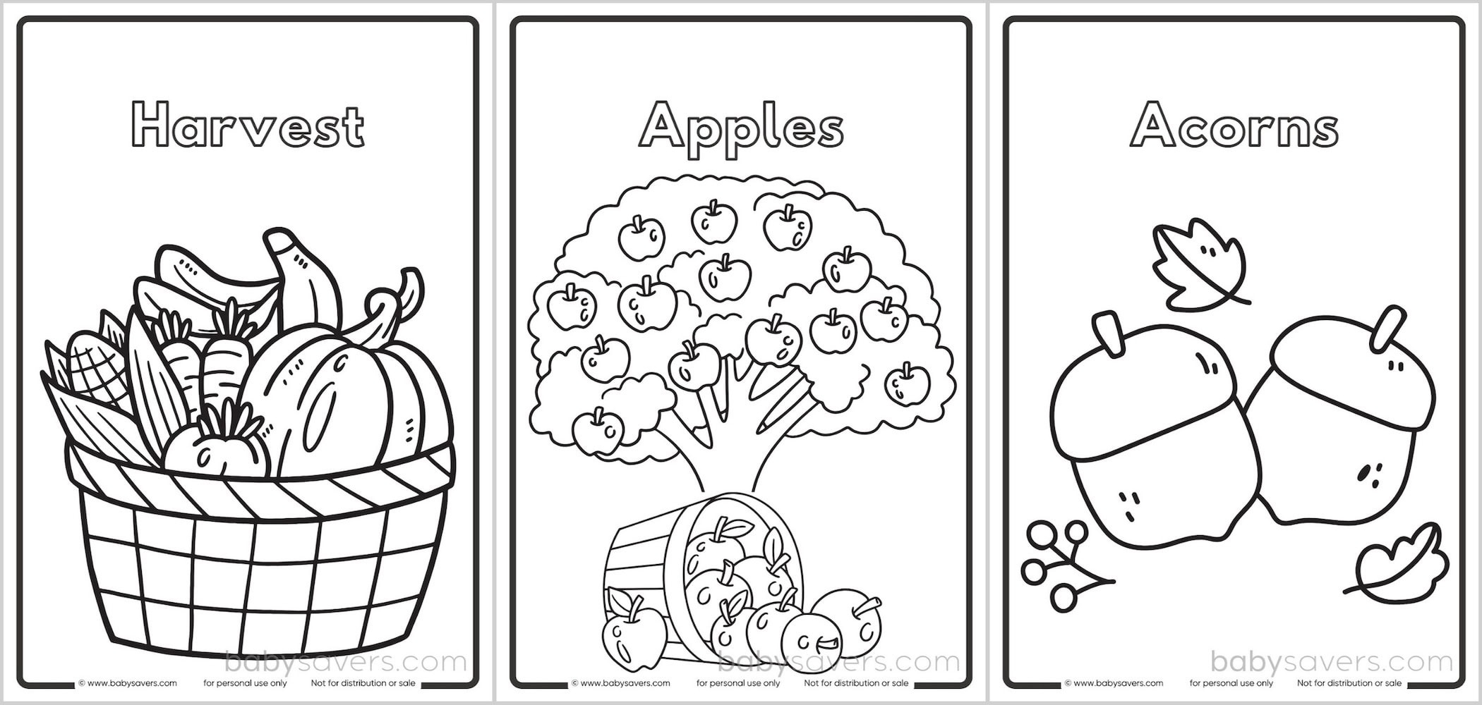 Free Fall Coloring Pages - Download 13 Fun Printables (Pdf) pertaining to Free Printable Fall Harvest Coloring Pages