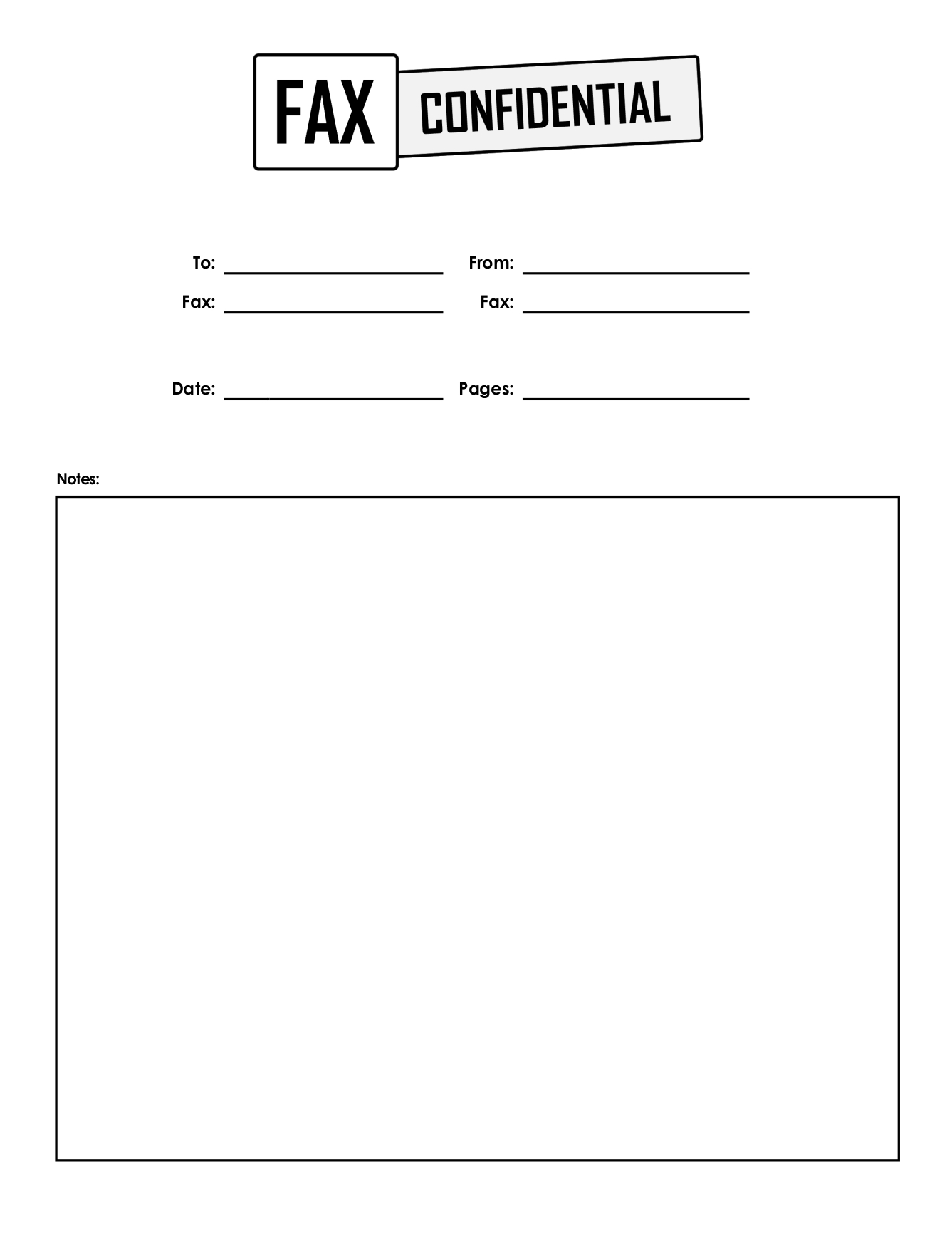 Free Fax 'Confidential' Cover Sheets | Faxburner throughout Free Printable Cover Letter For Fax