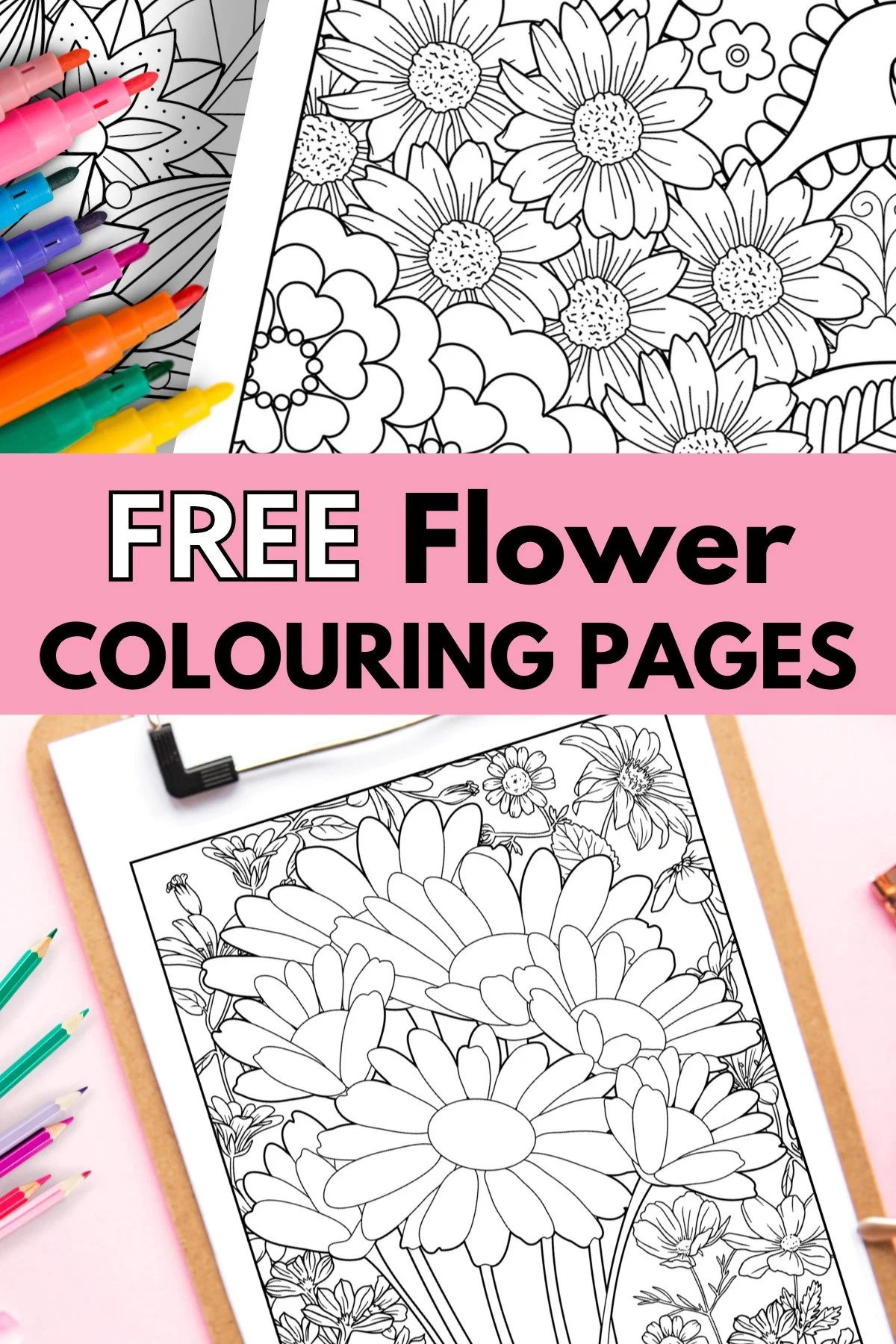 Free Flower Colouring Pages — Gathering Beauty within Free Printable Coloring Books For Adults