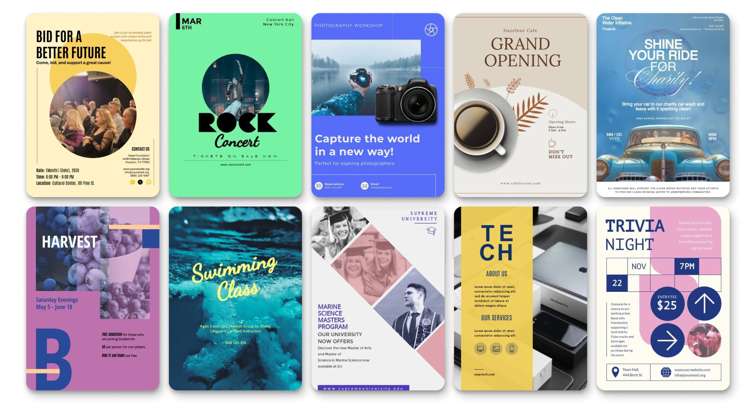 Free Flyer Maker - Generate Online Flyers In Minutes inside Create Flyers Online Free Printable