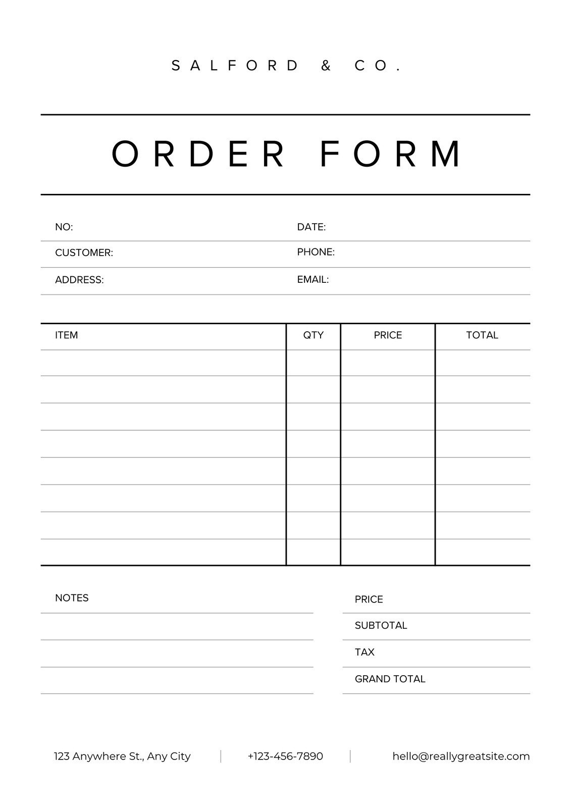 Free Form Document Templates To Customize And Print | Canva with regard to Free Printable Documents