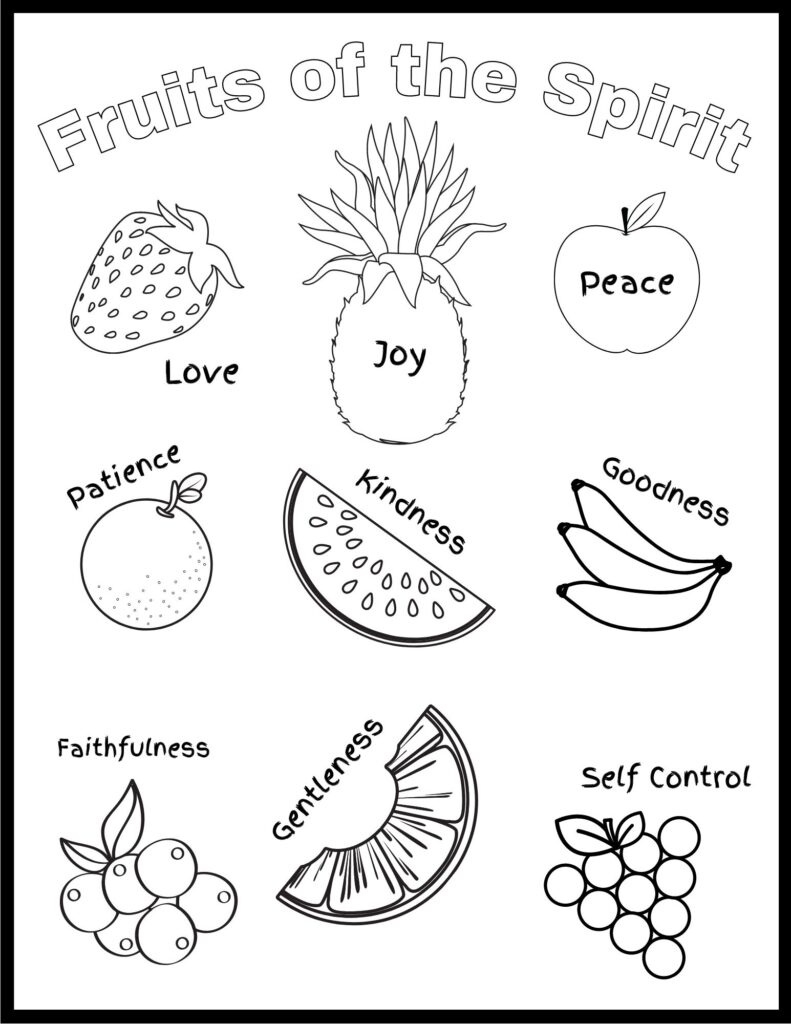 Free Fruit Of The Spirit Printables - Worksheets Library within Fruit Of The Spirit Free Printable