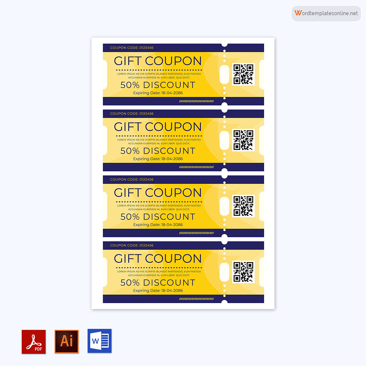 Free Gift Coupon Templates For Anything (Word | Psd | Ai) with Free Sample Coupons Printable