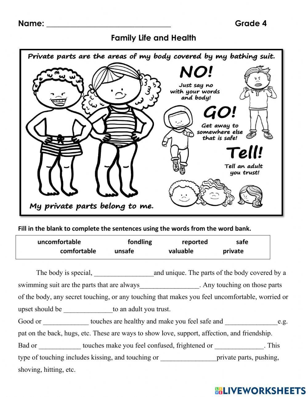 Free Good Touch Bad Touch Worksheet, Download Free Good Touch Bad throughout Free Printable Good Touch Bad Touch Coloring Book