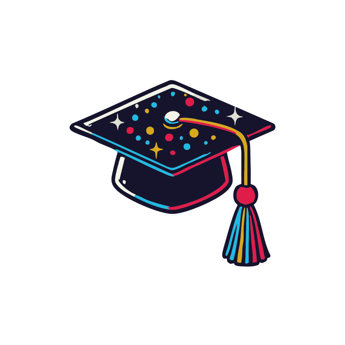Free Graduation Cap Vector Clipart (Png, Svg) To Edit Online with regard to Graduation Clip Art Free Printable