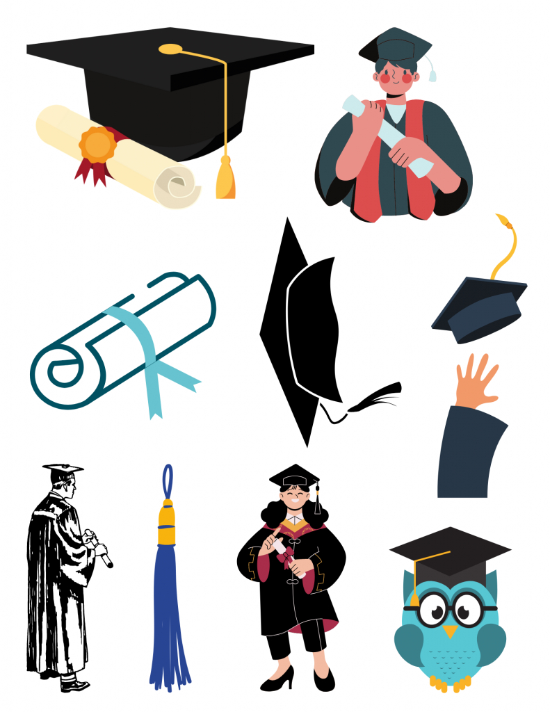 Free Graduation Clip Art – Try It – Like It – Create It throughout Graduation Clip Art Free Printable