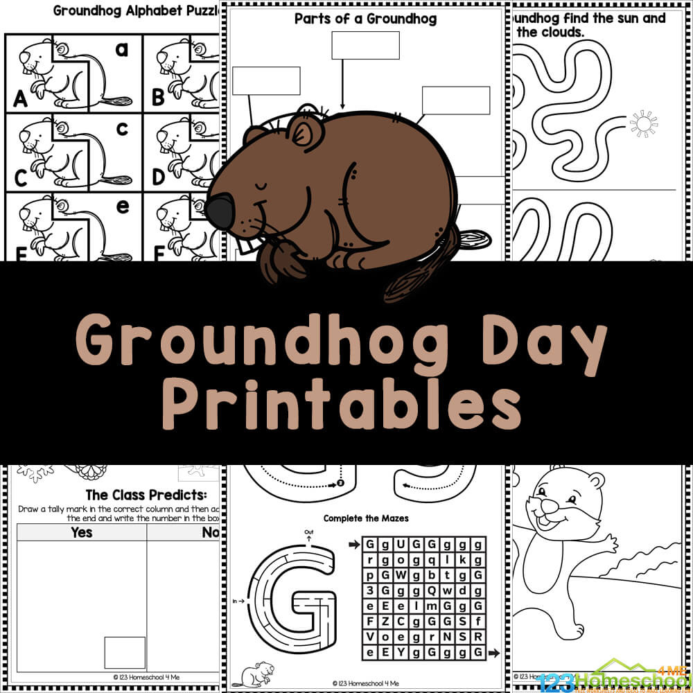 Free Groundhog Day Printables, Worksheets, &amp;amp; Fun! with regard to Free Printable Groundhog Day Booklet