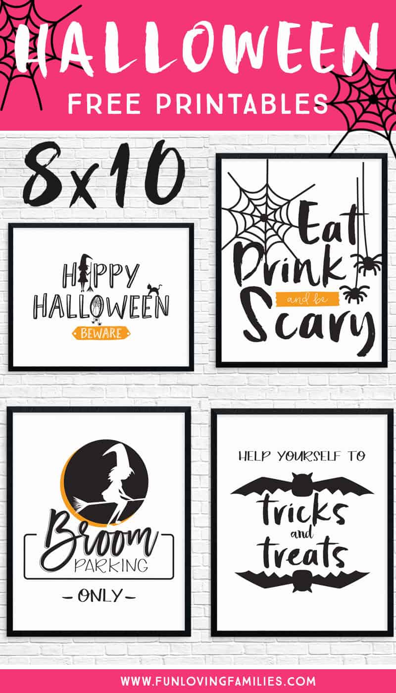 Free Halloween Party Printables - Fun Loving Families with Free Printable Halloween Party Decorations