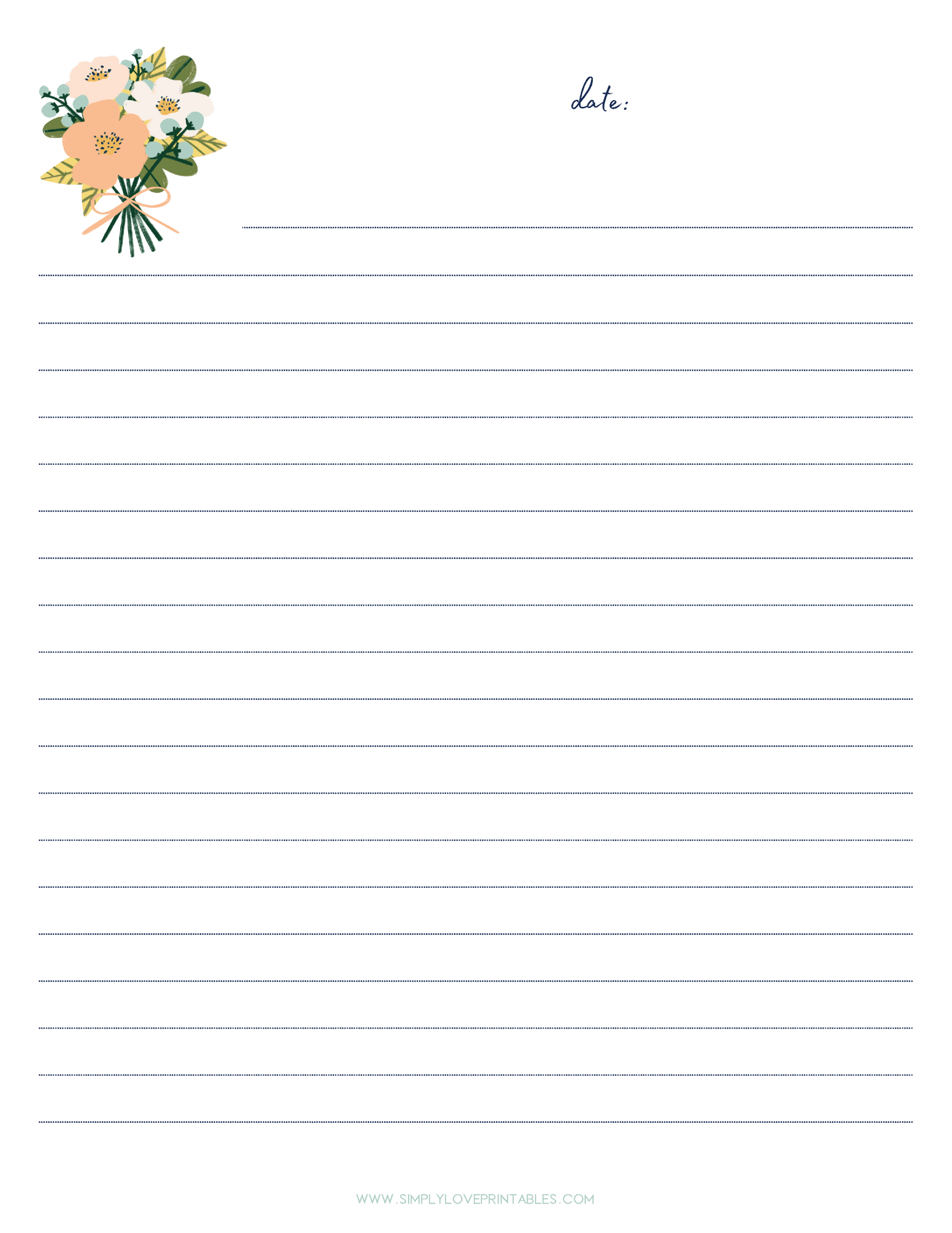 Free Journal Printable Pages - Simply Love Printables - Worksheets intended for Free Printable Journal Pages