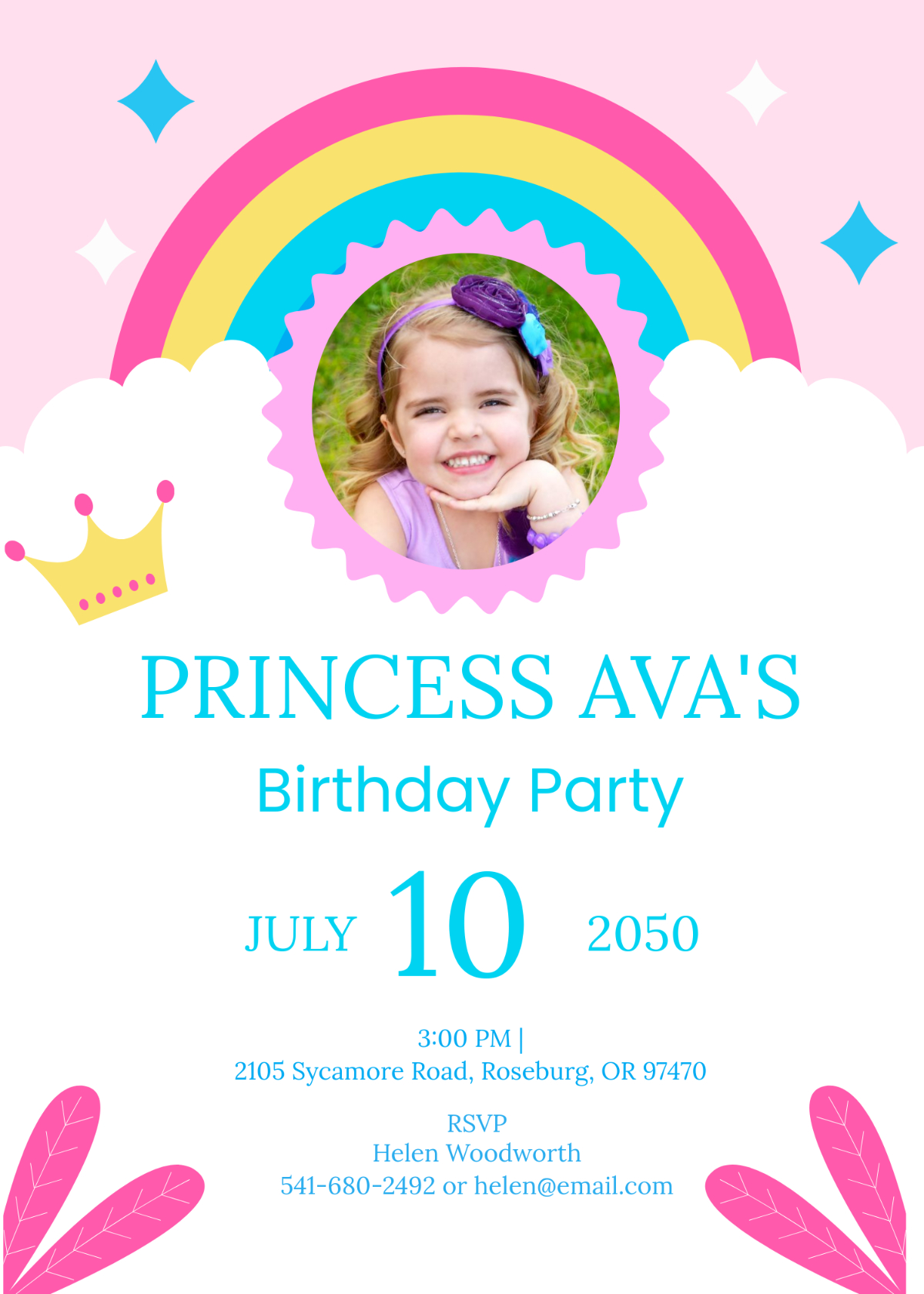 Free Kids Birthday Invitation Templates, Editable And Printable inside Free Printable Birthday Invitations For Kids