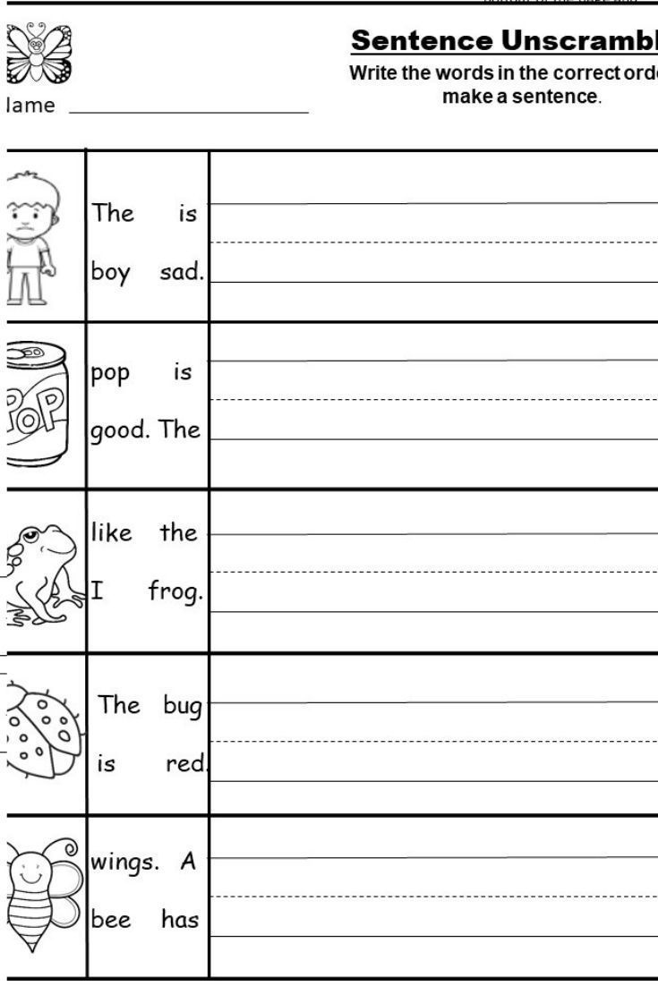 Free Kindergarten Writing Printable - Kindermomma pertaining to Free Printable Writing Worksheets
