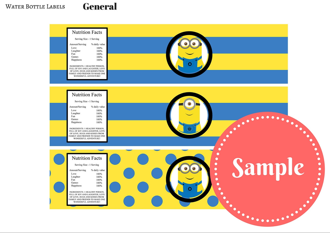 Free Minion Party Printable - Birthday Party Ideas For Kids with regard to Free Printable Minion Food Labels