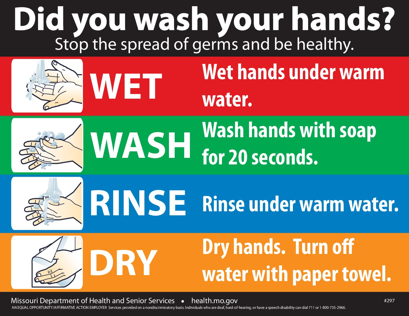 Free Mo Handwashing Poster Labor Law Poster 2025 pertaining to Free Wash Your Hands Signs Printable